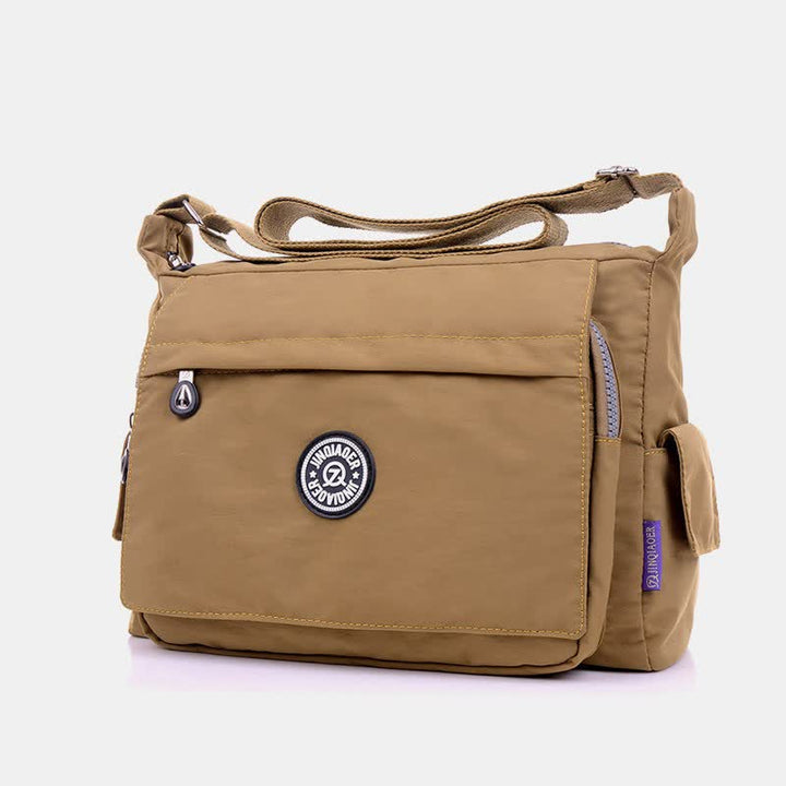 Umhängetasche Kleine Geldbörse für Damen Nylon Schultertasche mit Multi-Tasche