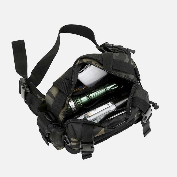 Große Camo Tactical Bag für Sport Nylon Umhängetasche Hüfttasche