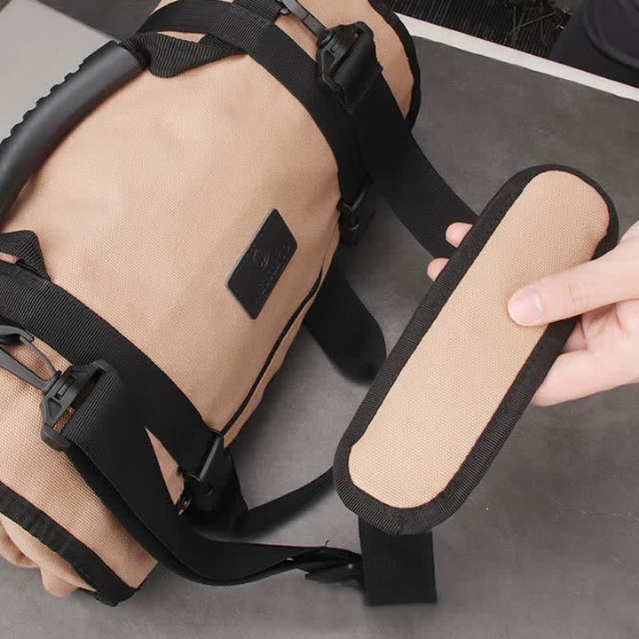 Werkzeugtasche mit Rollen, 453 g, gewachstes Canvas, Werkzeugrolle für Mechaniker, Elektriker, Hobbybastler