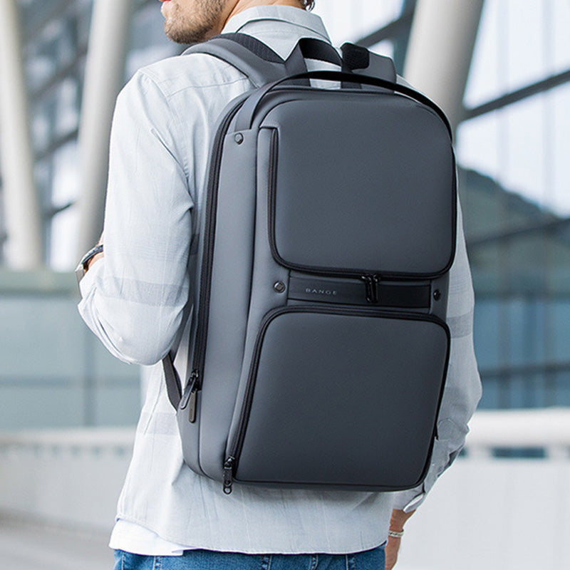 Wasserdichter Multifunktions-Business-Laptop-Rucksack für Herren mit USB-Ladeanschluss