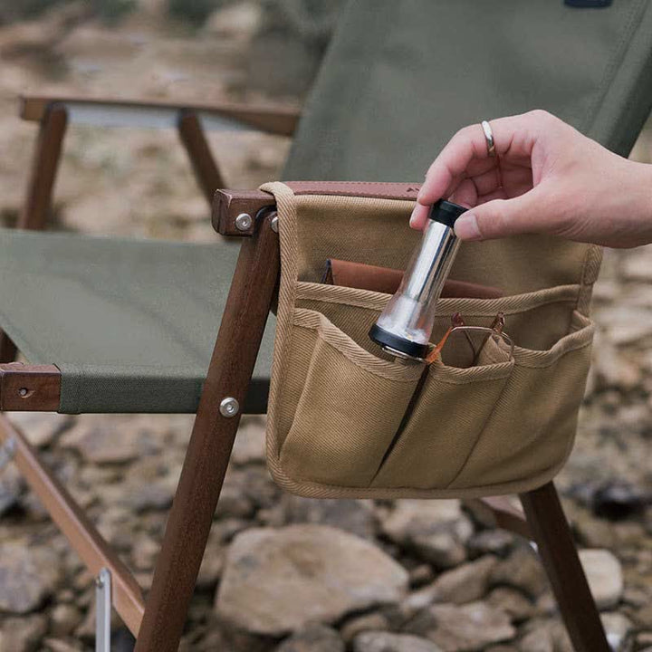 Armlehnentasche für Campingstühle zum Aufhängen, multifunktionale Aufbewahrungstasche