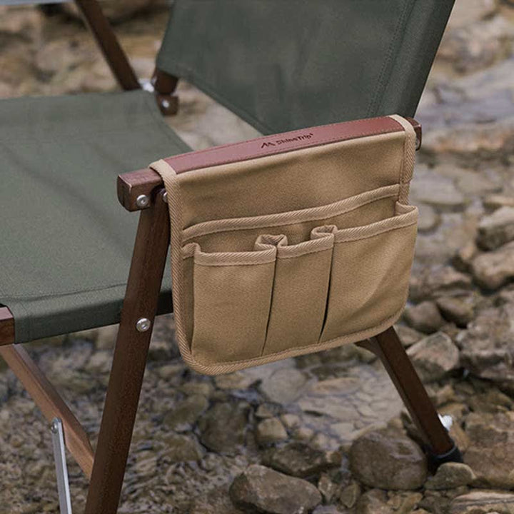 Armlehnentasche für Campingstühle zum Aufhängen, multifunktionale Aufbewahrungstasche