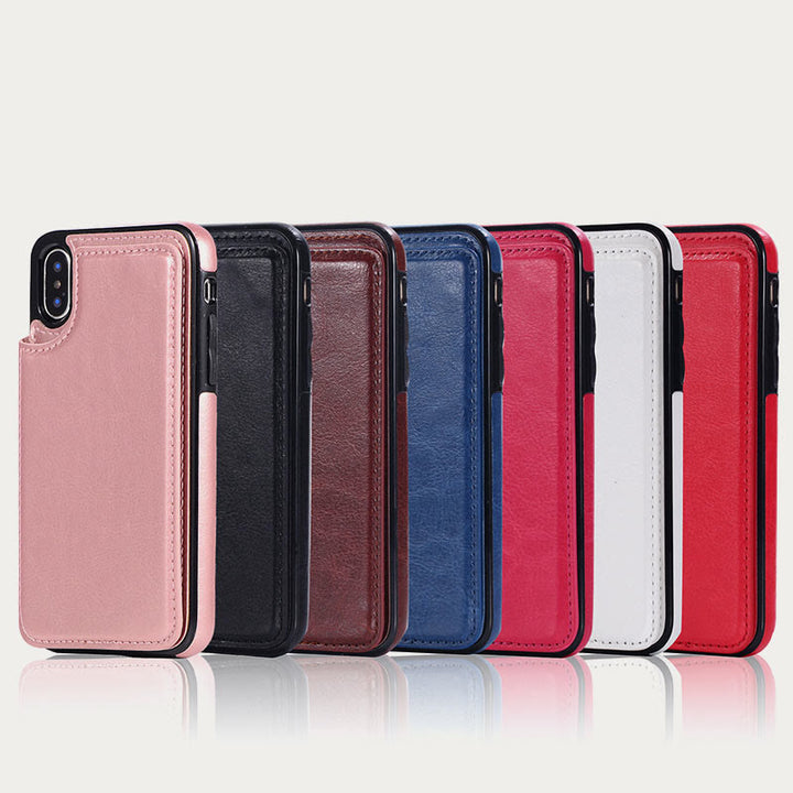 Handyhülle für iPhone 13/14 Samsung S22/S20 Magnetische Brieftaschenhülle