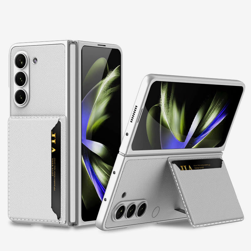 Faltbare Clamshell-Telefonhülle für Samsung Z Fold 5 Kartenhalter