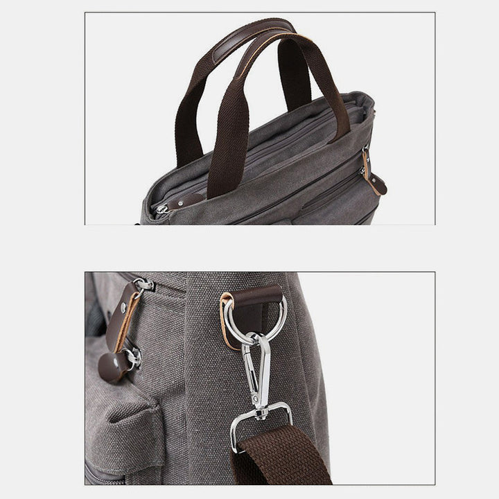 Lässige Umhängetasche mit großem Fassungsvermögen und mehreren Taschen