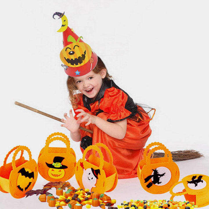 10 Pcs Halloween Kinder Handgemachte Diy Stoff Geschenk Tasche Handtasche