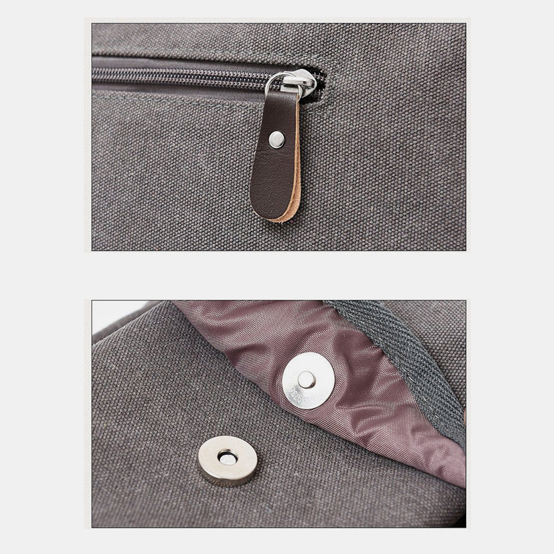 Lässige Umhängetasche mit großem Fassungsvermögen und mehreren Taschen