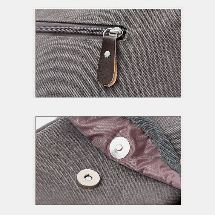 Lässige Umhängetasche mit großem Fassungsvermögen und mehreren Taschen