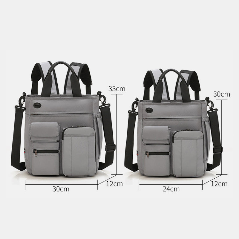 Multifunktionaler wasserabweisender, skalierbarer Handtaschen-Rucksack