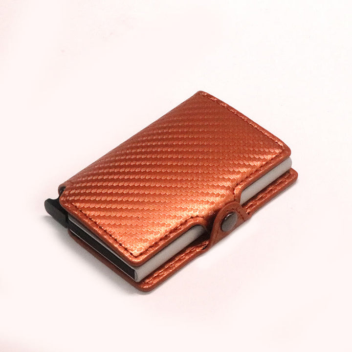 RFID-Mini-Slim-Geldbörse mit Kartenetui aus Metall