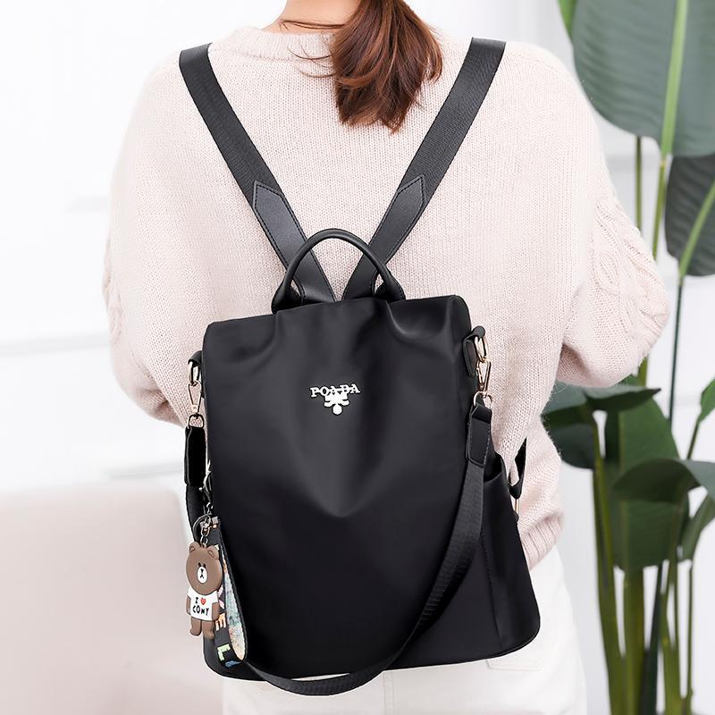 Diebstahlsicherer, wasserdichter Rucksack mit Blumenmuster
