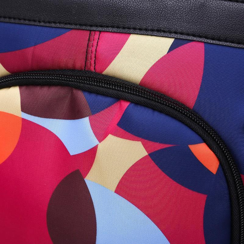 Diebstahlsicherer, wasserdichter Rucksack mit Blumenmuster