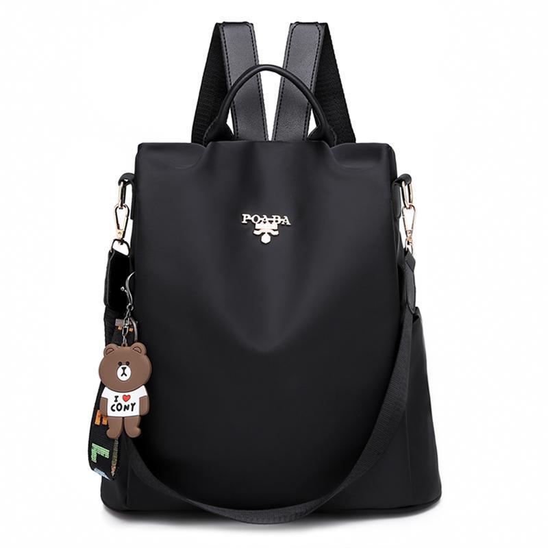 Diebstahlsicherer, wasserdichter Rucksack mit Blumenmuster