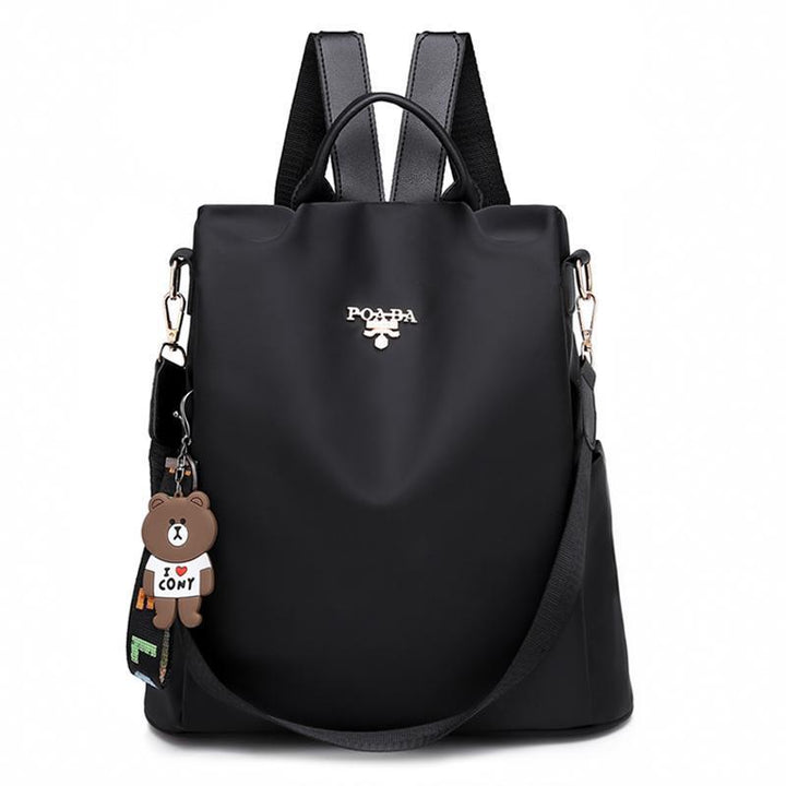 Diebstahlsicherer, wasserdichter Rucksack mit Blumenmuster