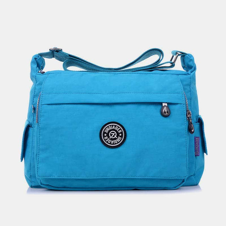 Umhängetasche Kleine Geldbörse für Damen Nylon Schultertasche mit Multi-Tasche