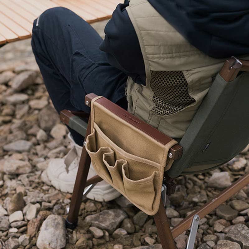 Armlehnentasche für Campingstühle zum Aufhängen, multifunktionale Aufbewahrungstasche