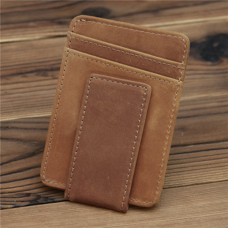 Kleine Geldbörse mit Gravur für Männer, Geschenk, dünner Kartenhalter