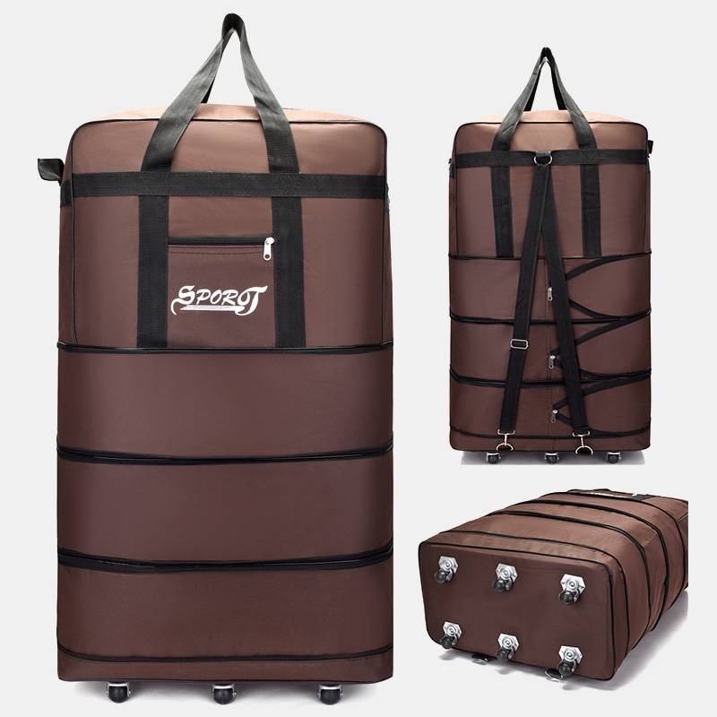Erweiterbare Spinner Rad Reise Rolling Tote Gepäck Tasche Seesack