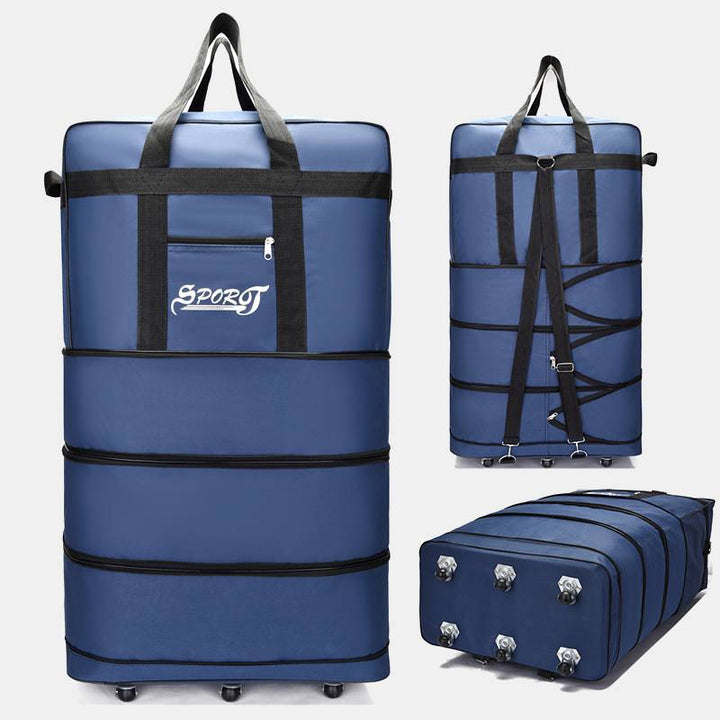Erweiterbare Spinner Rad Reise Rolling Tote Gepäck Tasche Seesack