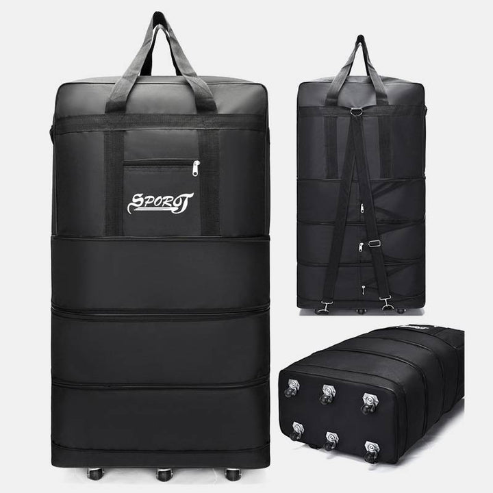 Erweiterbare Spinner Rad Reise Rolling Tote Gepäck Tasche Seesack