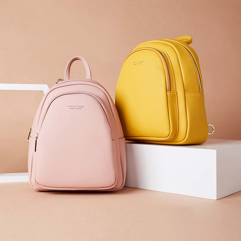 Lässige Umhängetasche mit mehreren Taschen, Mini-Rucksack