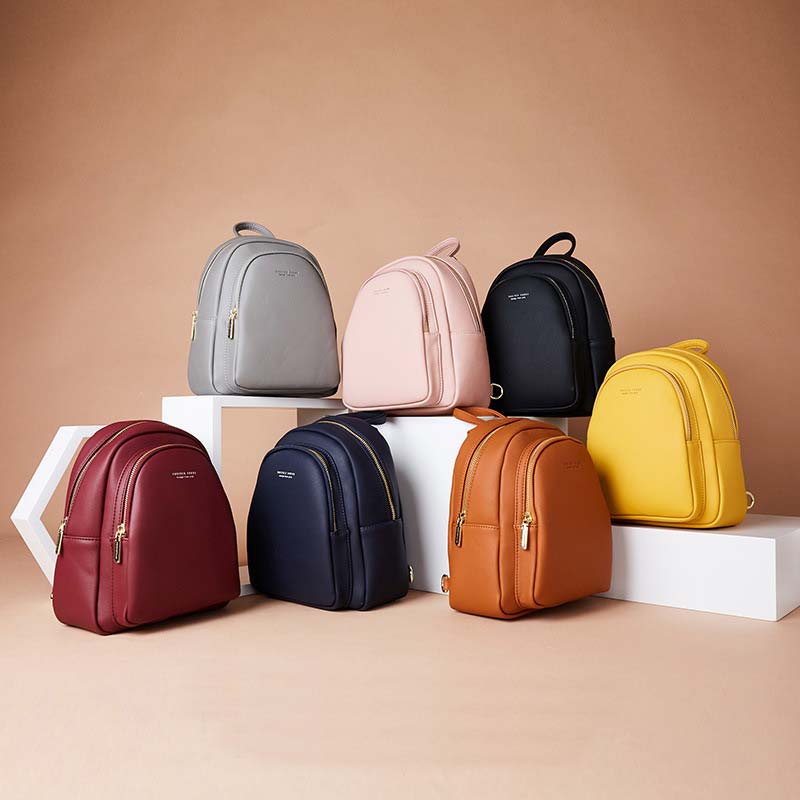 Lässige Umhängetasche mit mehreren Taschen, Mini-Rucksack