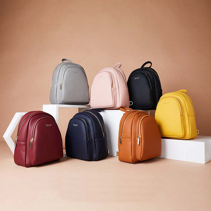 Lässige Umhängetasche mit mehreren Taschen, Mini-Rucksack
