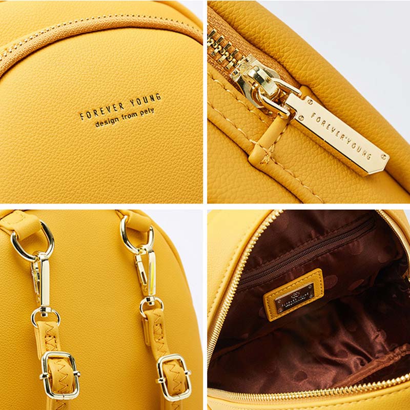 Lässige Umhängetasche mit mehreren Taschen, Mini-Rucksack