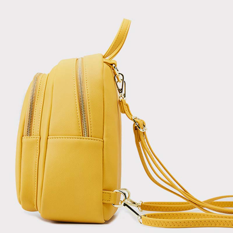 Lässige Umhängetasche mit mehreren Taschen, Mini-Rucksack