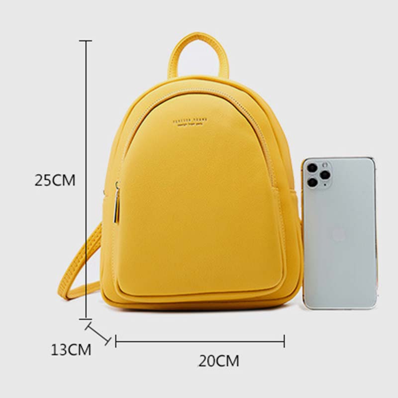 Lässige Umhängetasche mit mehreren Taschen, Mini-Rucksack