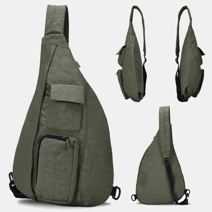 Unisex Leichter wasserdichter Sling-Rucksack Brusttasche Reise Wandertagesrucksack