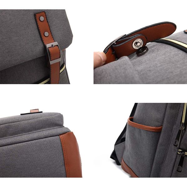 Unisex-Schulrucksack mit großem Fassungsvermögen und Diebstahlschutz