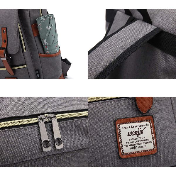 Unisex-Schulrucksack mit großem Fassungsvermögen und Diebstahlschutz