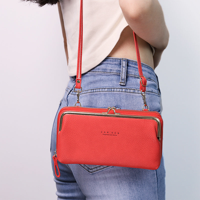 <versand innerhalb von stunden> Kiss-Lock Crossbody-Telefontasche</versand>