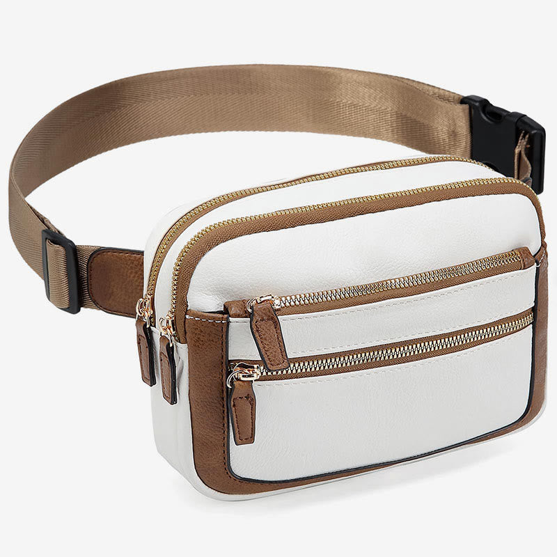 Multifunktionale Gürteltasche aus PU-Leder für Damen und Herren