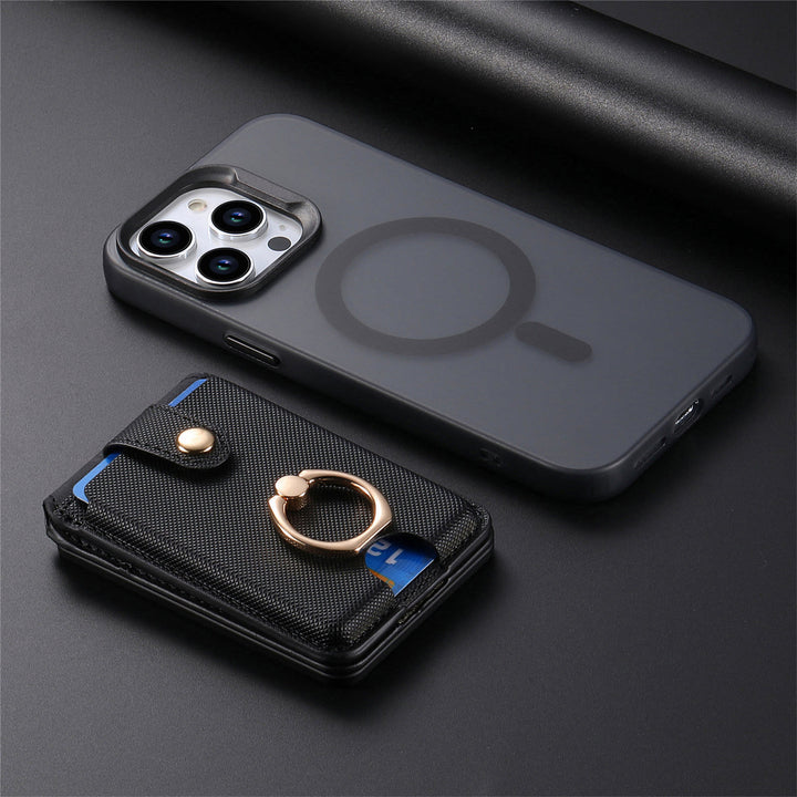 Magnetische Geldbörse, kompatibel mit MagSafe RFID Blocking Wallet für iPhone