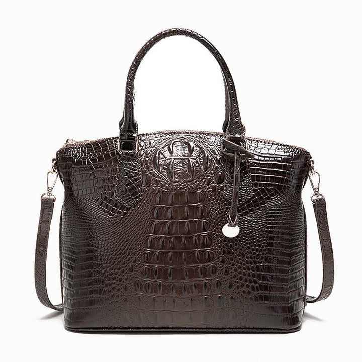 Tragetasche für Damen, für den täglichen Gebrauch, Retro-Umhängetasche aus Krokodil