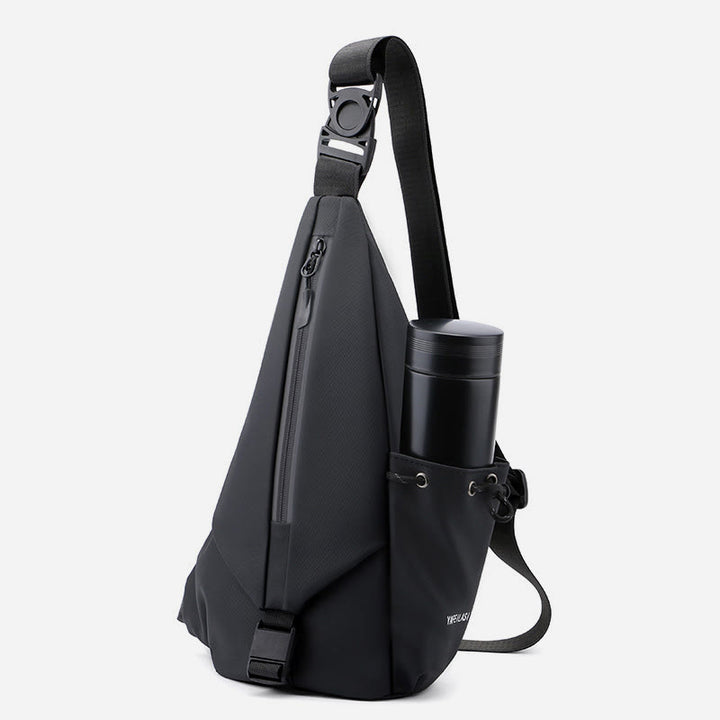 Wasserdichte reflektierende Schultertasche Brusttasche für Männer Reise Sport Geldbörsen