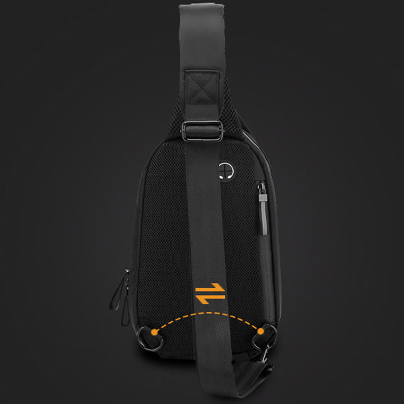 Leichte Reisetasche für Männer Trendy One-Shoulder Sling Bag Daypack
