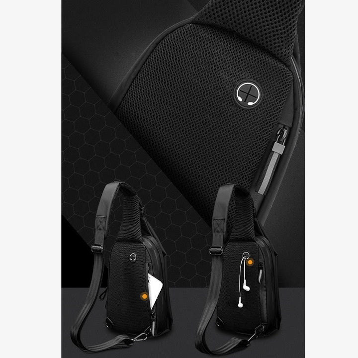 Leichte Reisetasche für Männer Trendy One-Shoulder Sling Bag Daypack