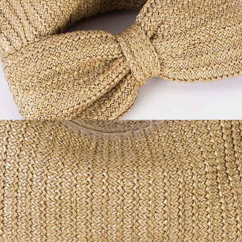 Clutch mit Schleife aus gewebtem Stroh für Damen, Strandparty, Handtasche
