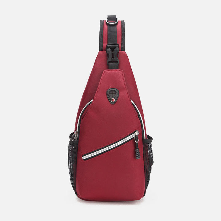 Unisex große Kapazität Oxford Ein-Schulter Rucksack Reise Wander Sling Tasche