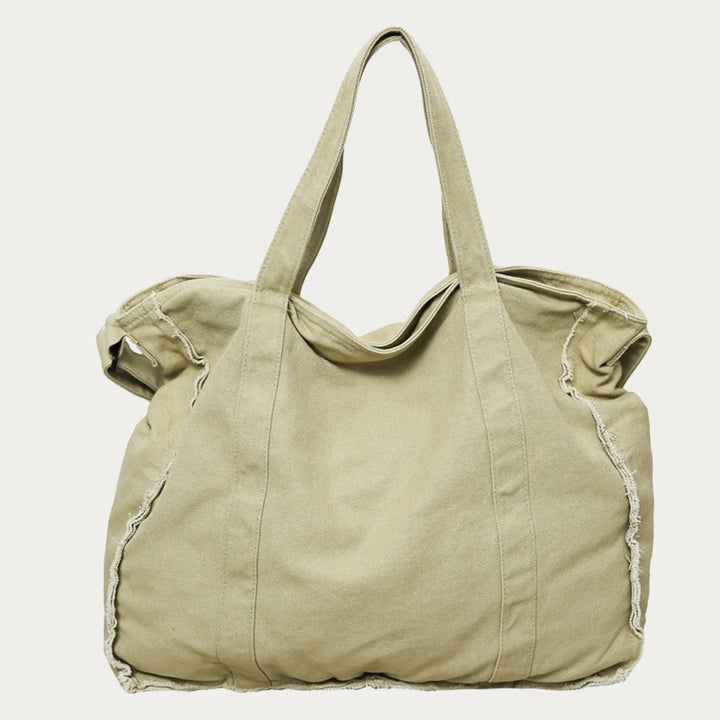 Vintage Large Canvas Tote Bag Umhängetasche für Damen und Herren