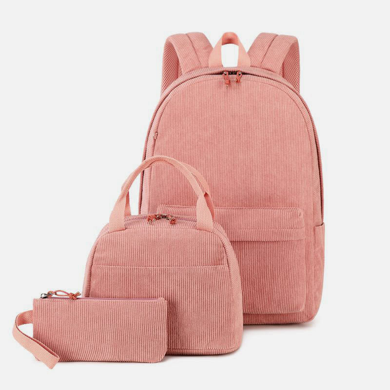 3Pcs Tie-Dye Schulranzen Set Rucksack Lunchbeutel Federmäppchen