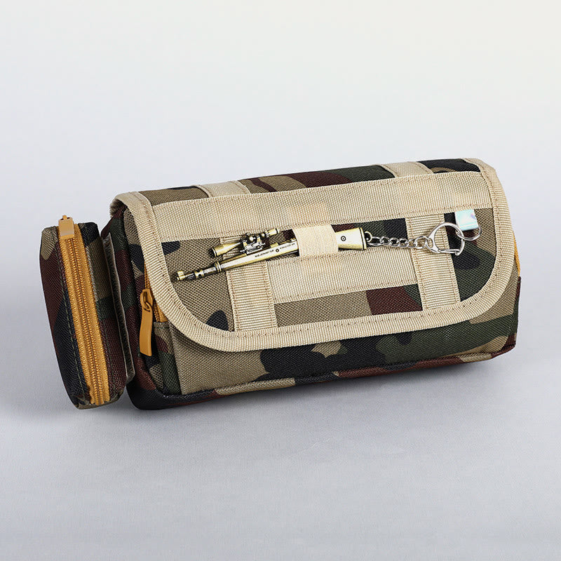 Taktischer Großraum-Stiftemechanismus Camo Reißverschluss-Stiftemechanismus