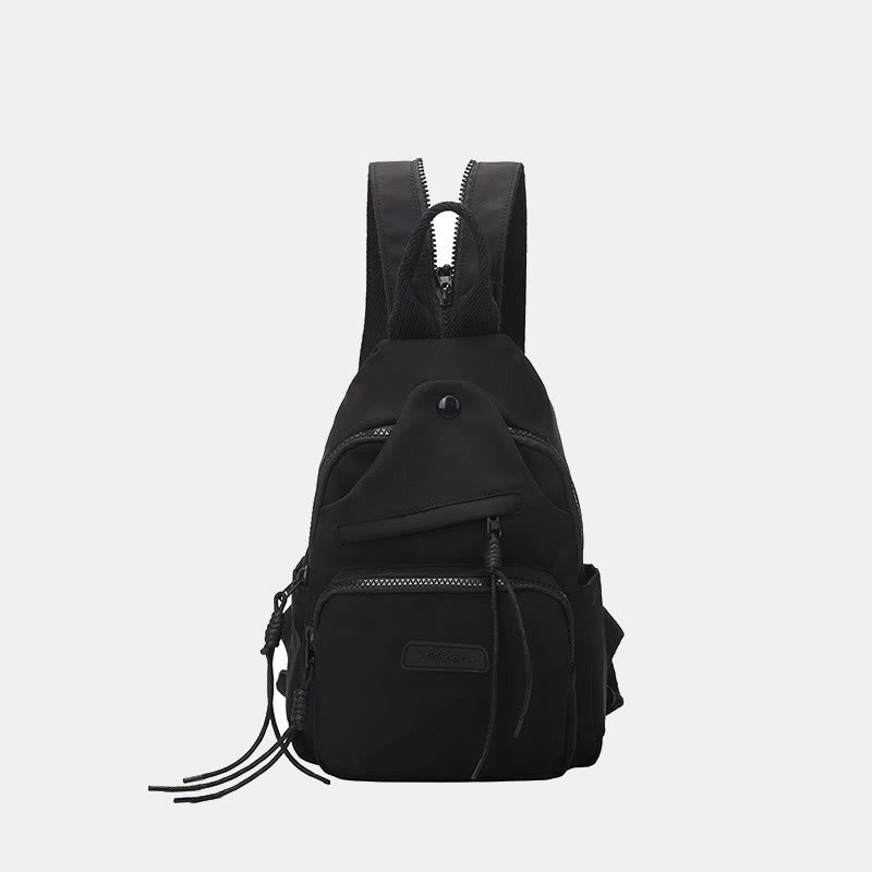 Lässiger Wander-Tagesrucksack, Nylon-Umhängetasche, Sling-Rucksack für Frauen