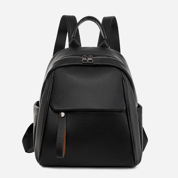 Weicher veganer Leder-Rucksack, kleine modische Rucksack-Tasche für Frauen