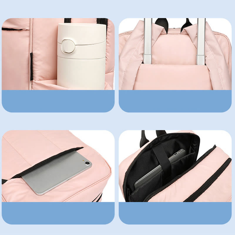 Rucksack für Reise Daunenjacke Multifunktionale wasserdichte Reisetasche