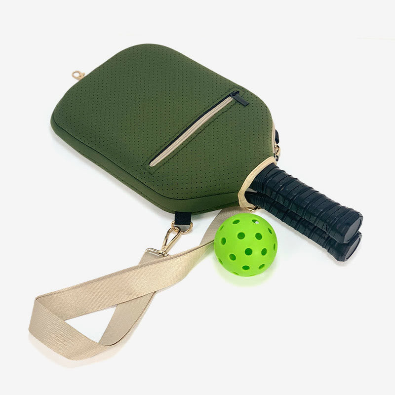 Neopren-Pickleball-Paddle-Cover Schlägerhülle mit Tragegurt