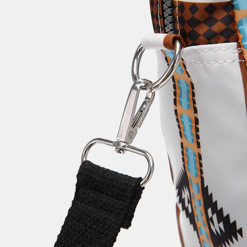 Boho Handtasche Umhängetasche Cabrio Rucksack leichte Nylon Geldbörse